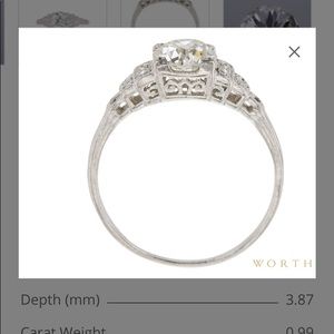 Gorgeous 1920s engagement ring!